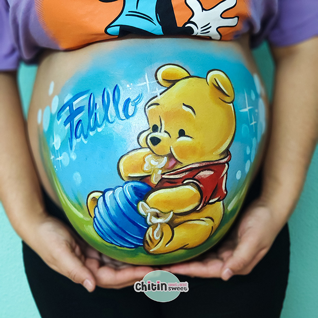babyshower-winny-pooh-bellypainting