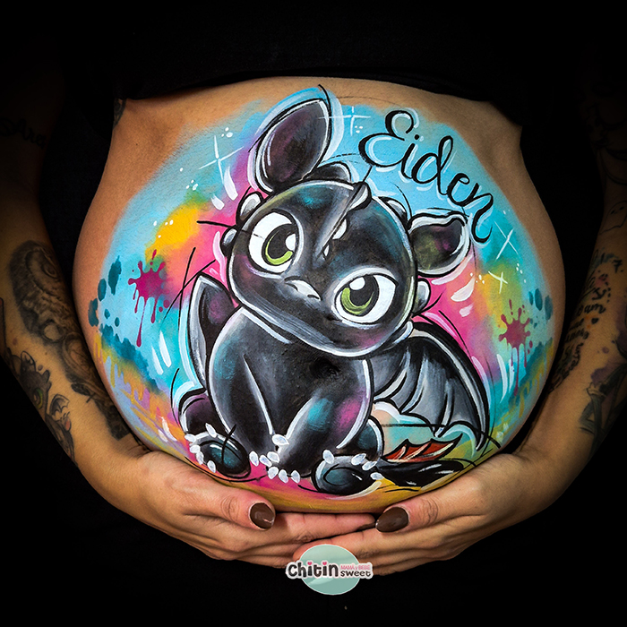 bellypainting-desdentao-embarazada-ecografia-embarazo-elda-dragon-babyshower-petrer