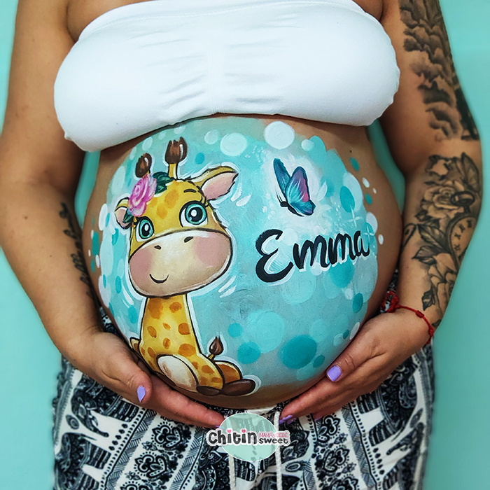 bellypainting-jirafa-babyshower-elda-alicante-murcia-embarazada-premama-regalo
