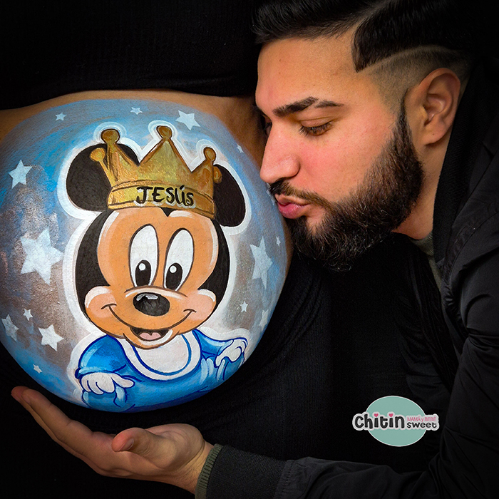 bellypainting-mickey