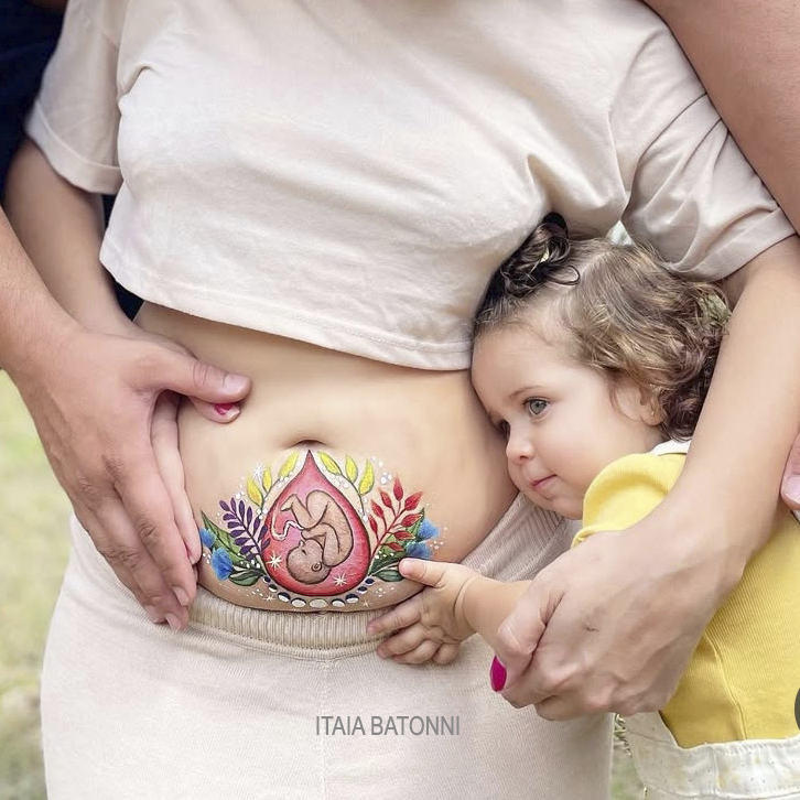 BELLY-PAINTING-EMBARAZO-GESTACIONAL-REGALO-EMBARAZADA-ARTE-BODY-PAINTING