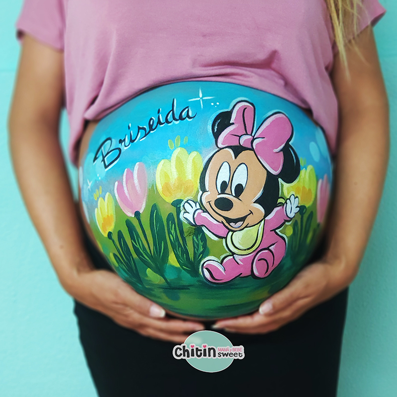 bellypainting-minnie-elda-babyshower-premama-embarazada-bebe