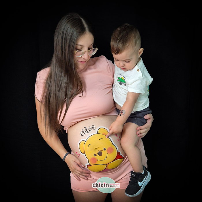 BELLYPAINTING-ELDA-WINNY-POOH-EMBARAZADA-BABYSHOWER