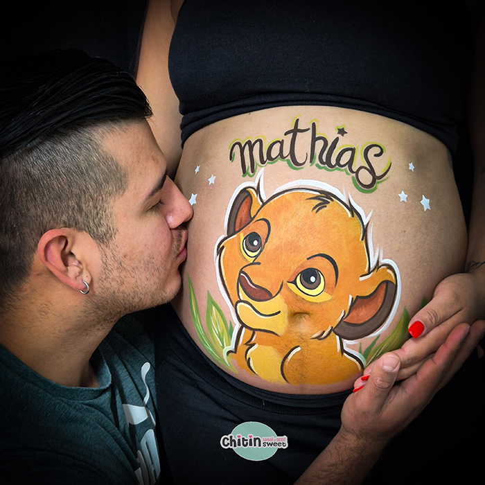 bellypainting-pintura-embarazada-dibujo-elda-simba