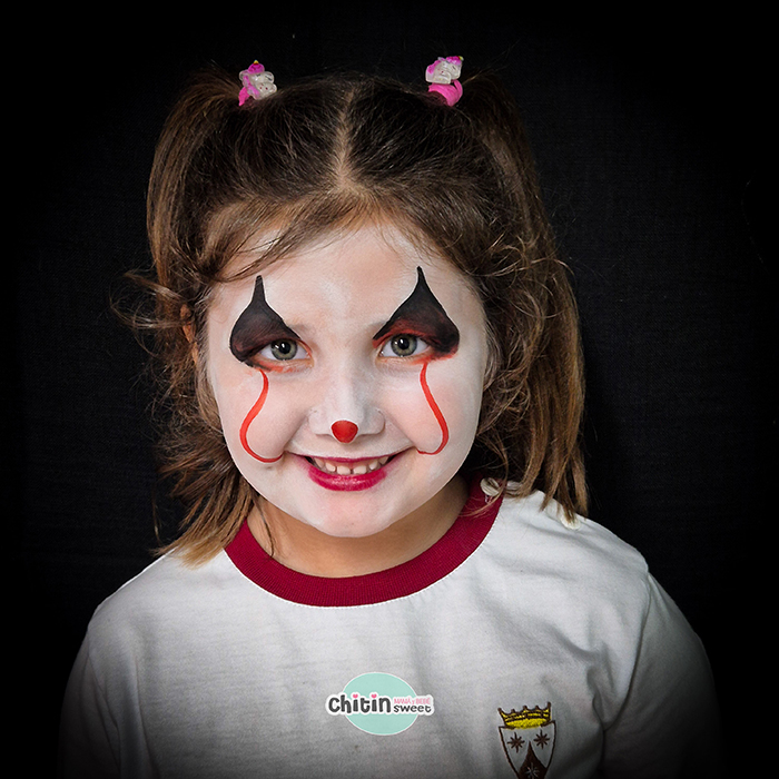 halloween-maquillaje-calabaza-muecielago-payaso