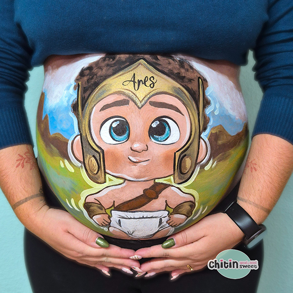 bellypainting-Ares-bebé-embarazada