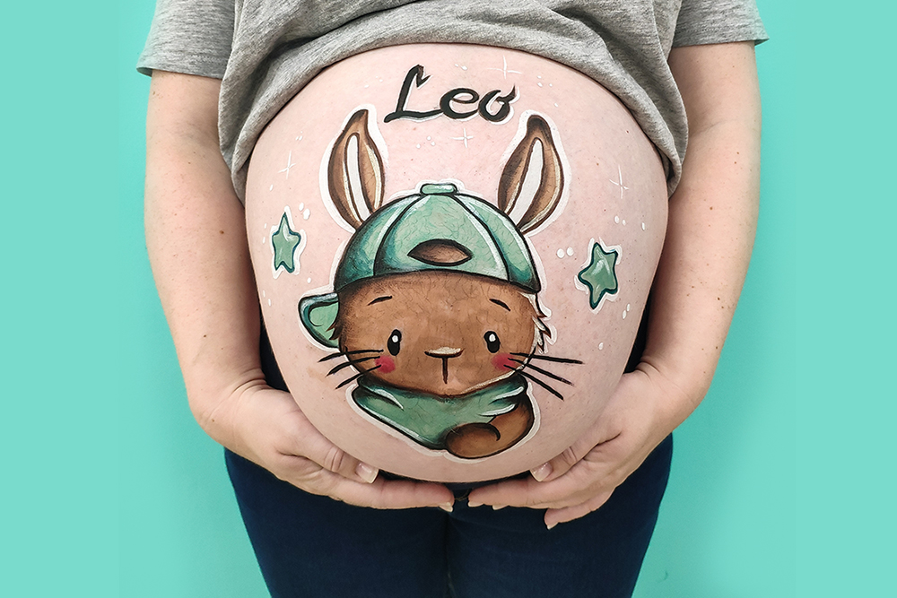 MINI BELLY PAINTING